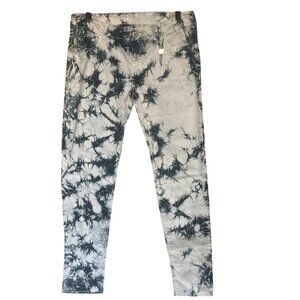 Buffalo David Bitton Jilian Womens 27 Blue Tie Dye Low Rise Super Skinny Stretch